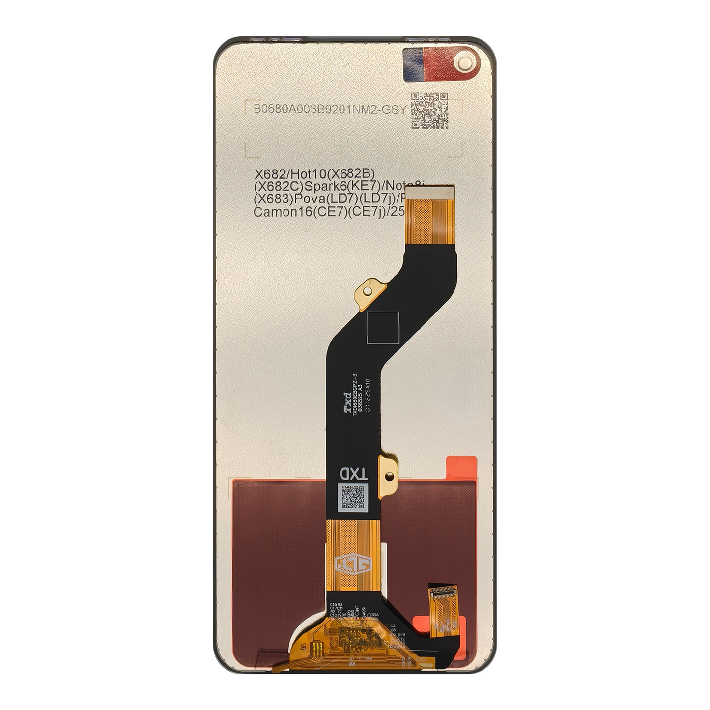 Infinix Hot 10 X682 LCD Display Screen Assembly