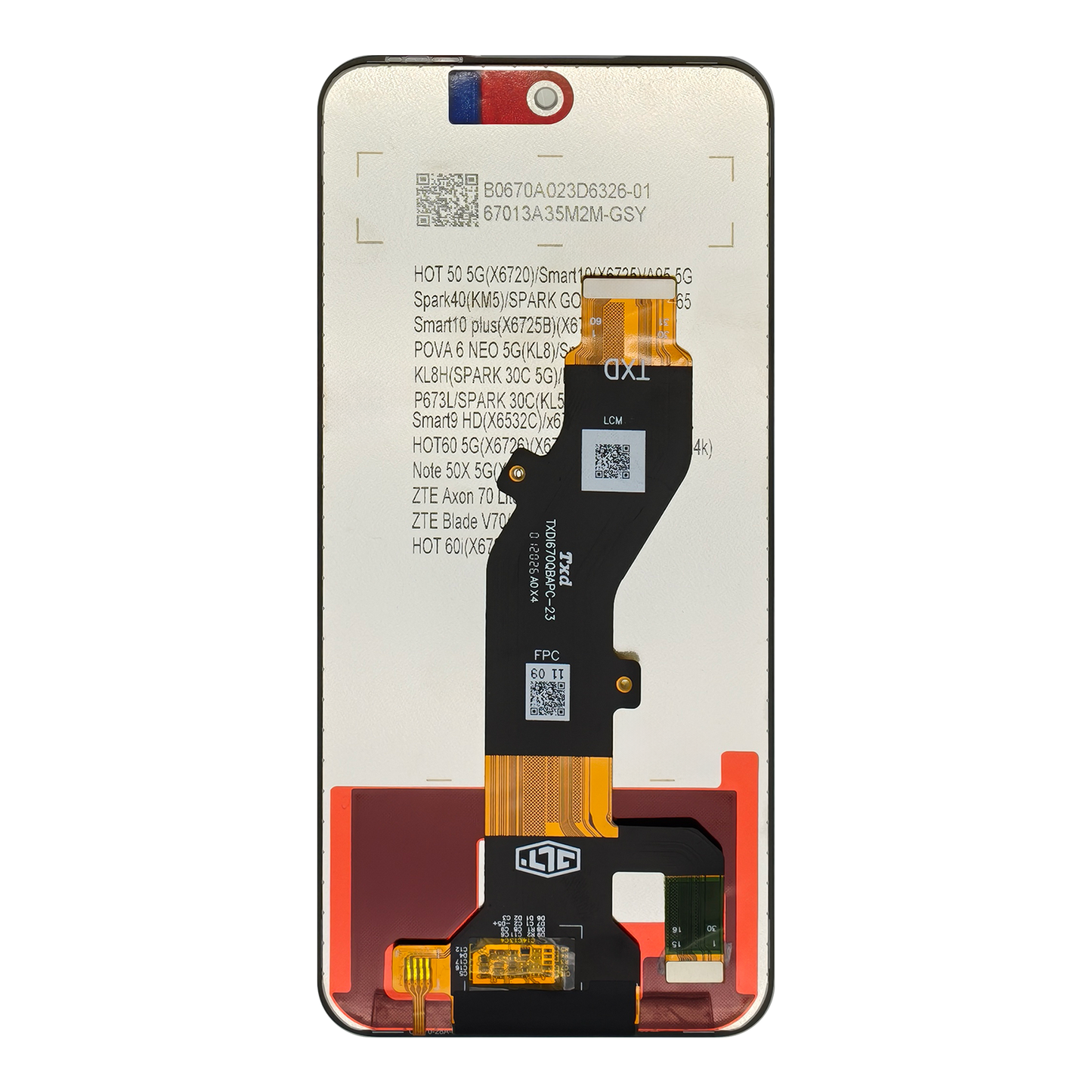 Infinix Smart 10 X6725 LCD Display Screen Assembly
