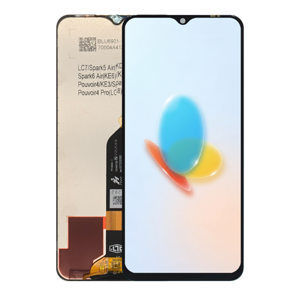 Tecno Pouvoir 4 LC7 LCD Display Screen Assembly