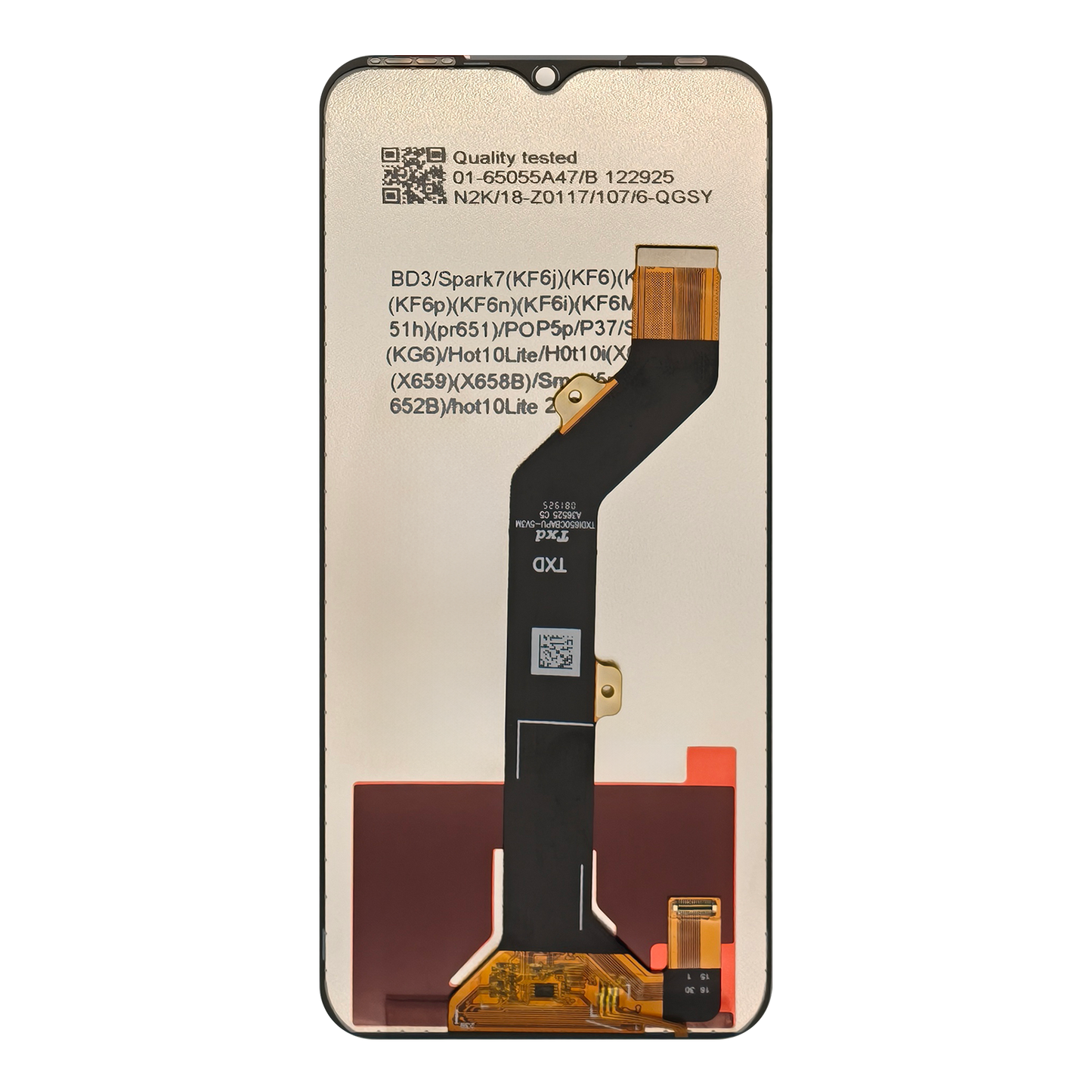 Tecno Spark 7 LCD Display Screen Assembly