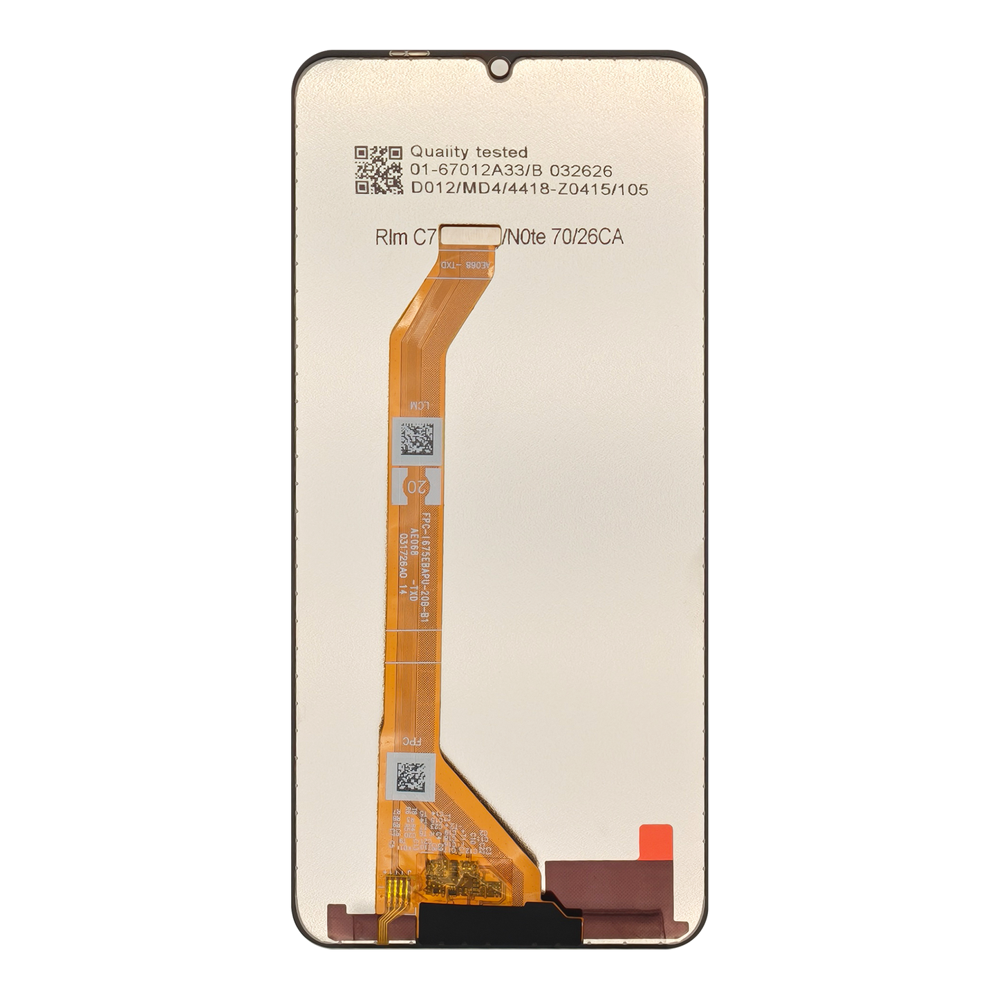 Realme Note 70T LCD Display Screen Assembly